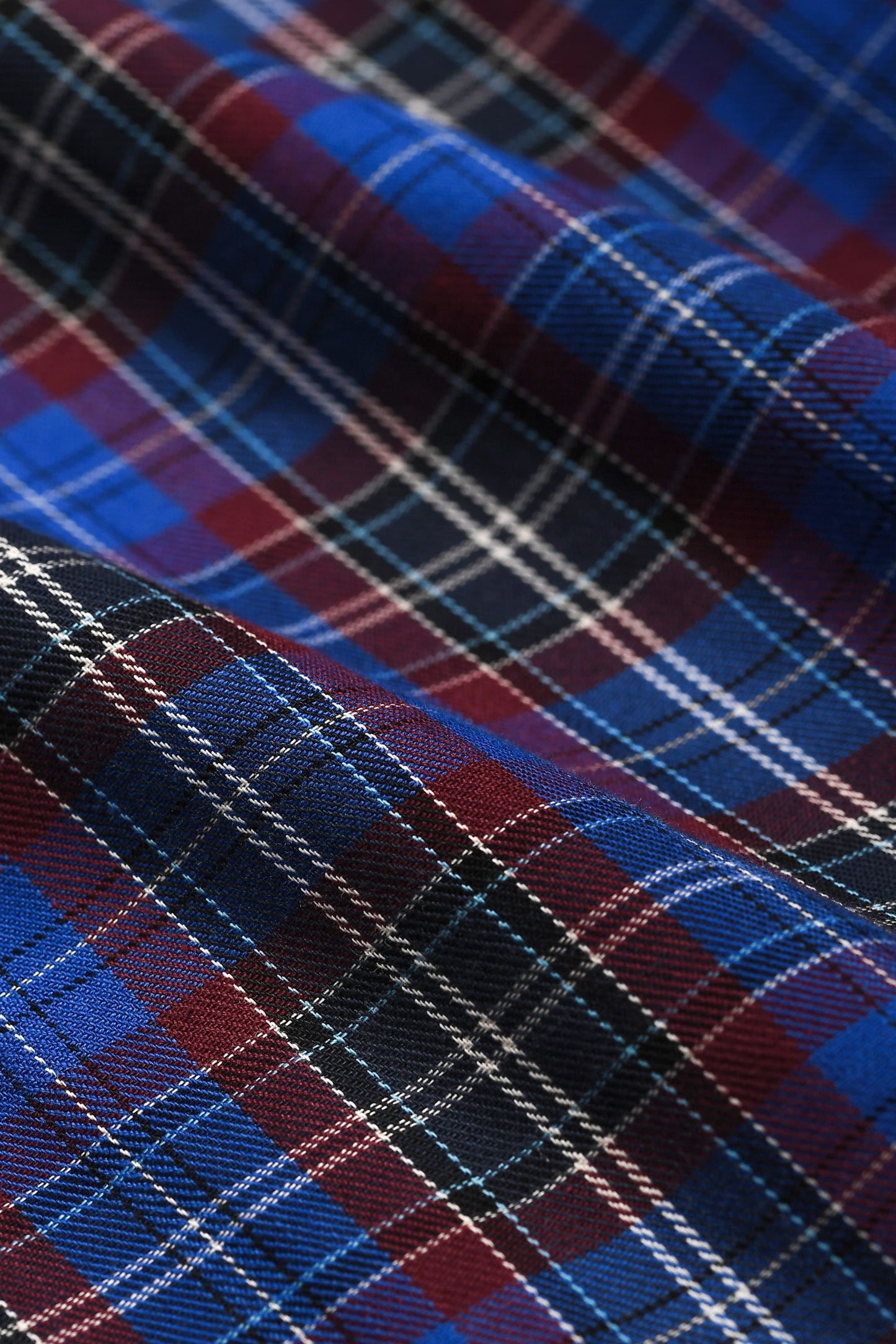 Camicia a quadri blu/rosso