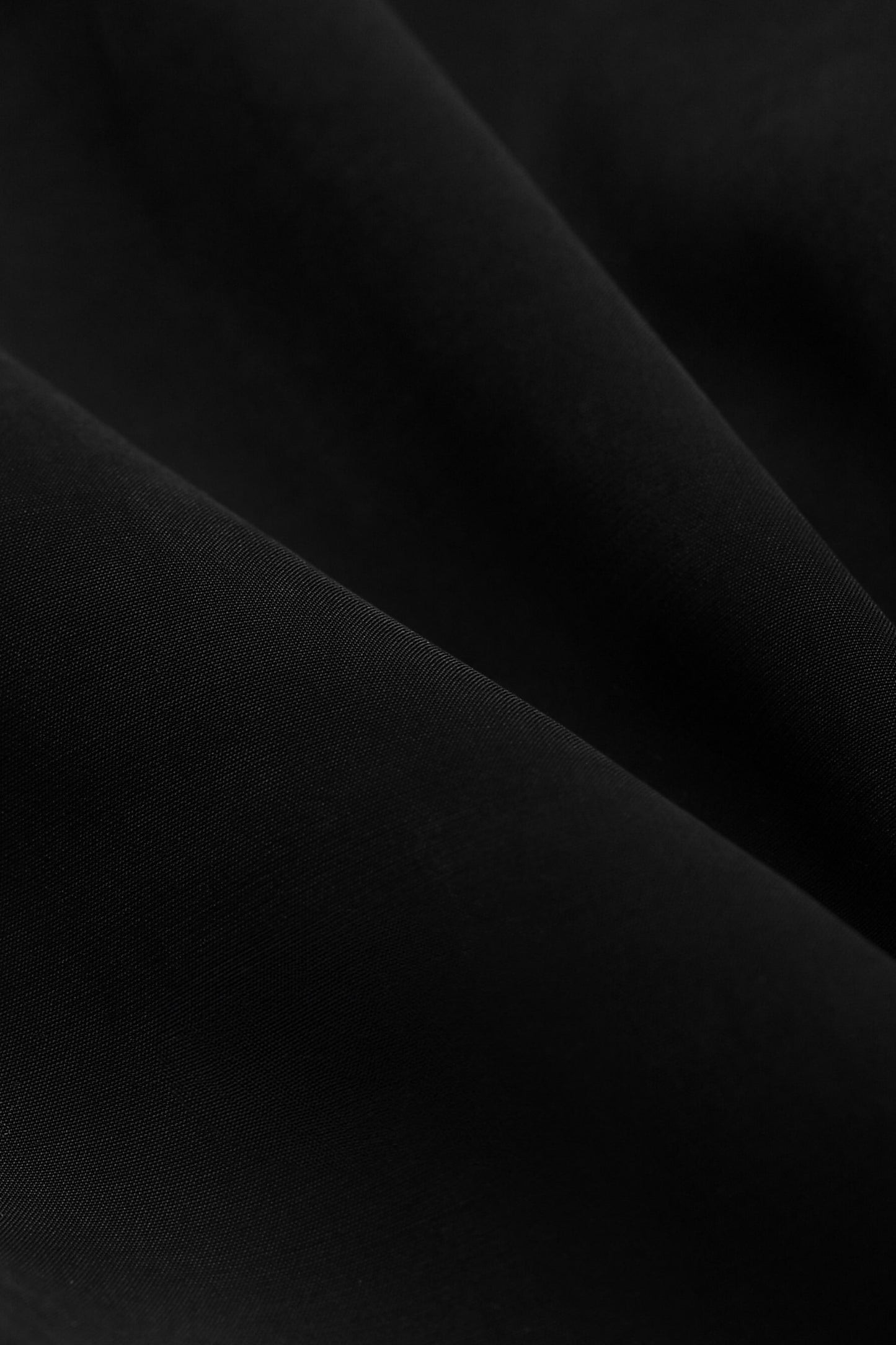 Camicia in cupro nero