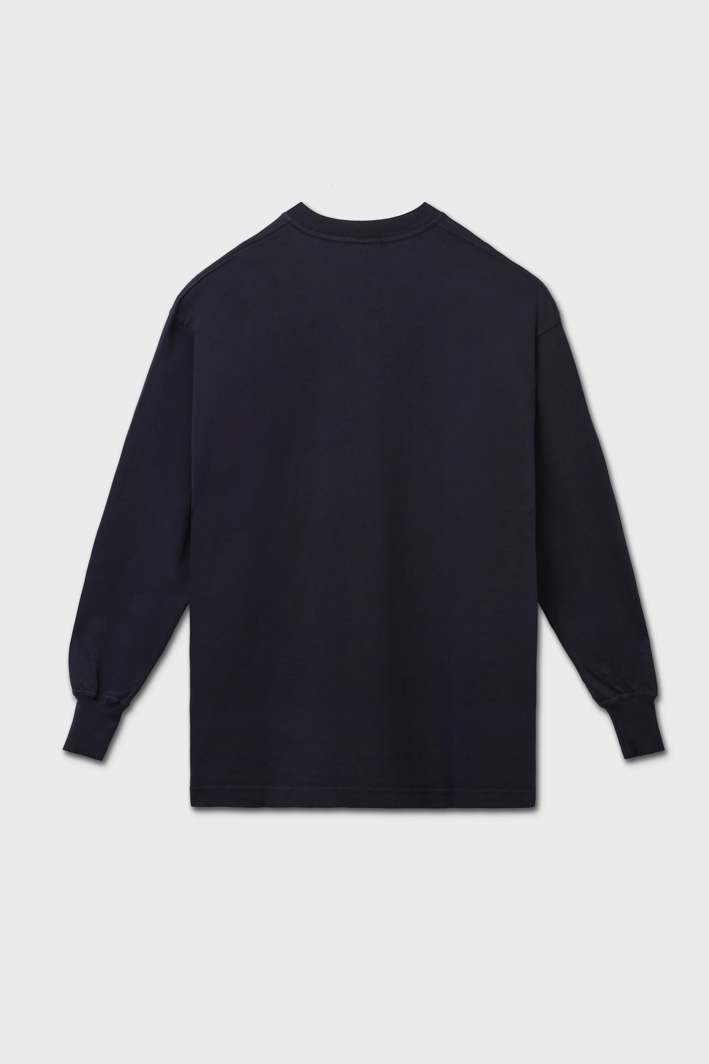 T-shirt oversize maniche lunghe blu