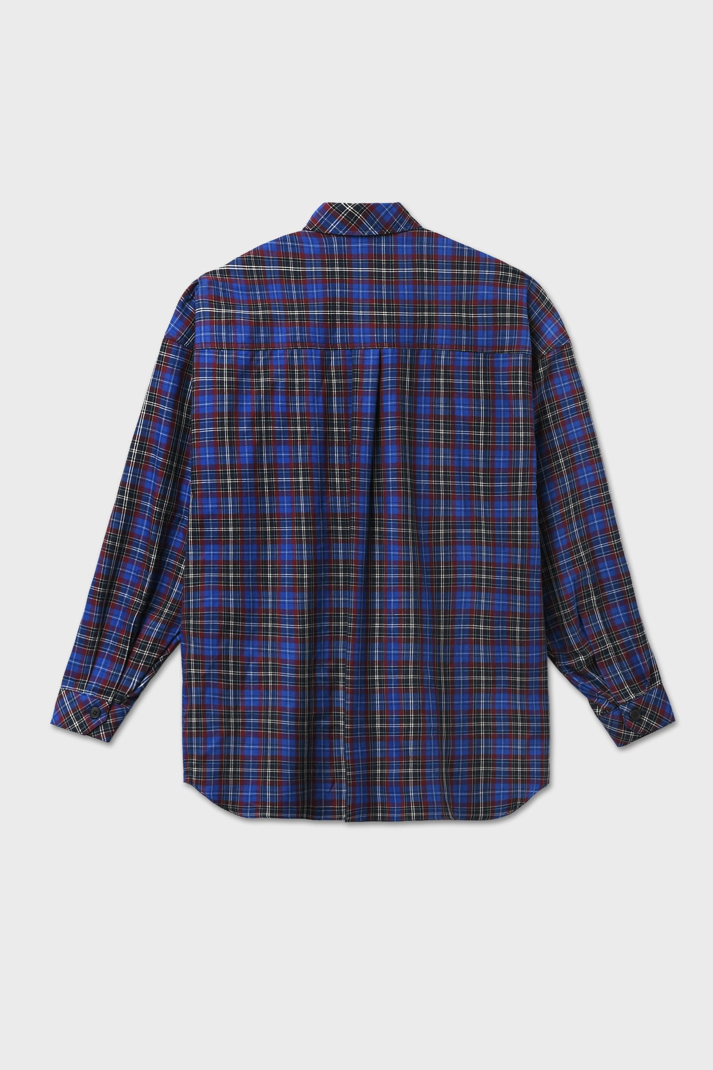 Camicia a quadri blu/rosso