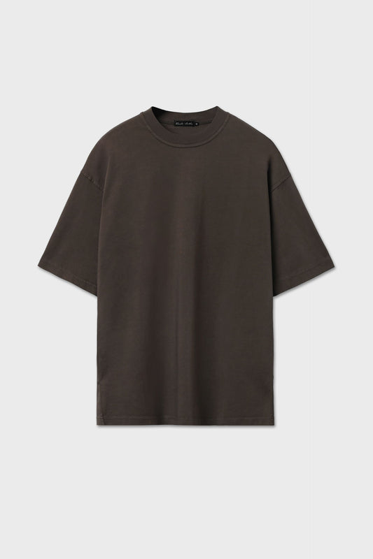 T-shirt oversize marrone