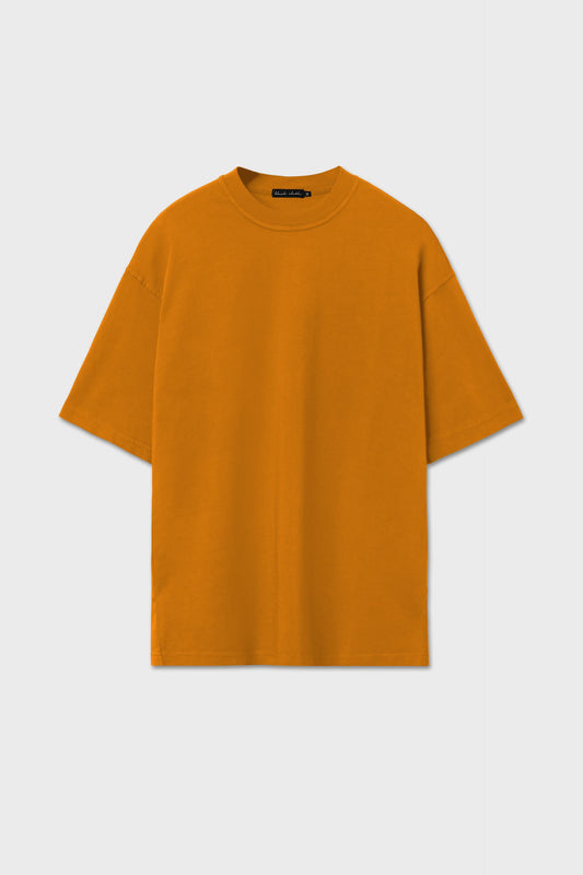 T-shirt oversize senape