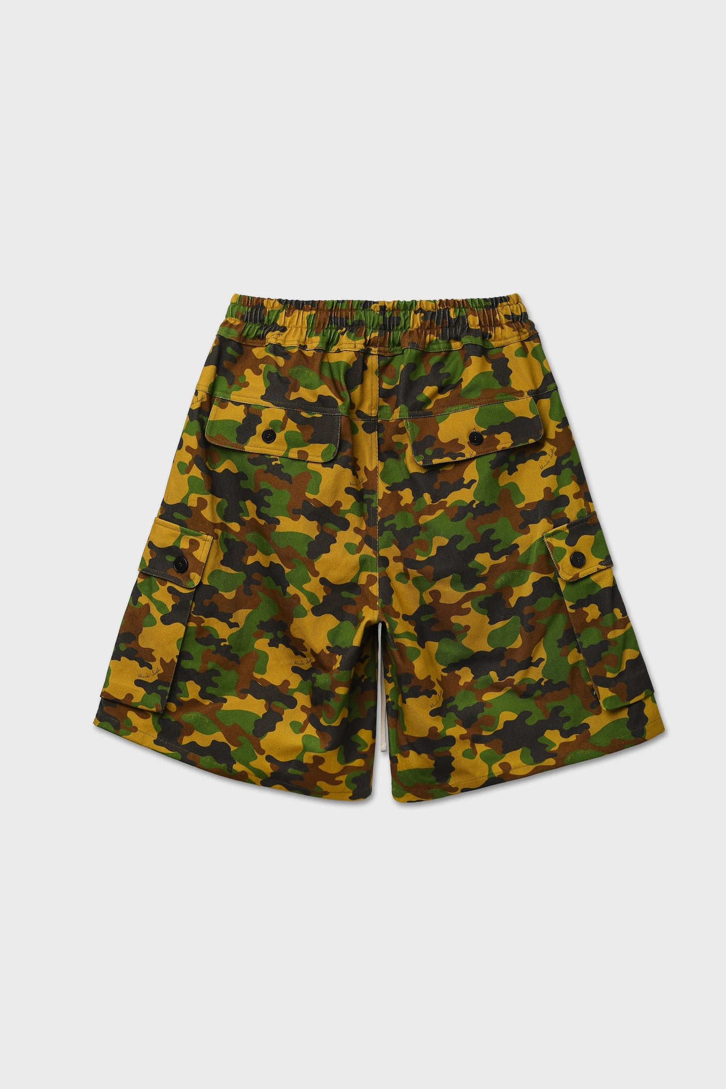 Bermuda cargo camouflage verde/giallo