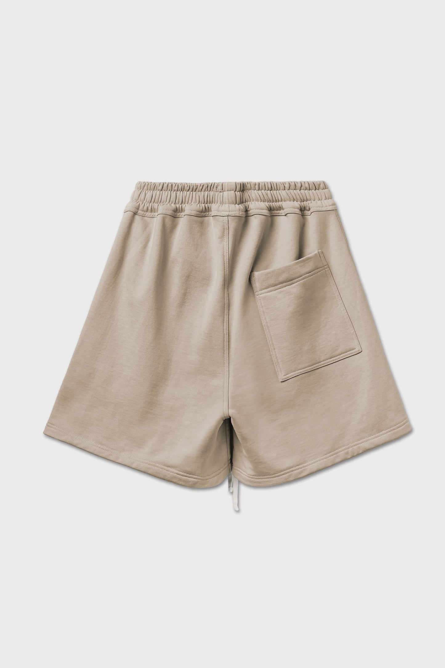 Bermuda in felpa crema