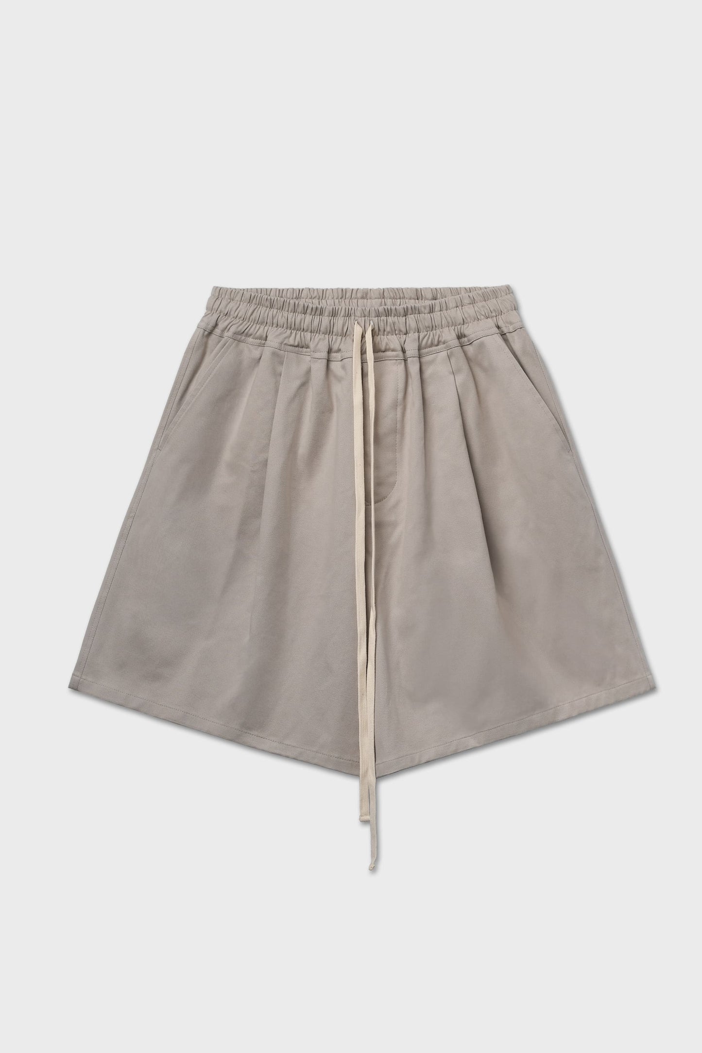 Bermuda in cotone grigio chiaro