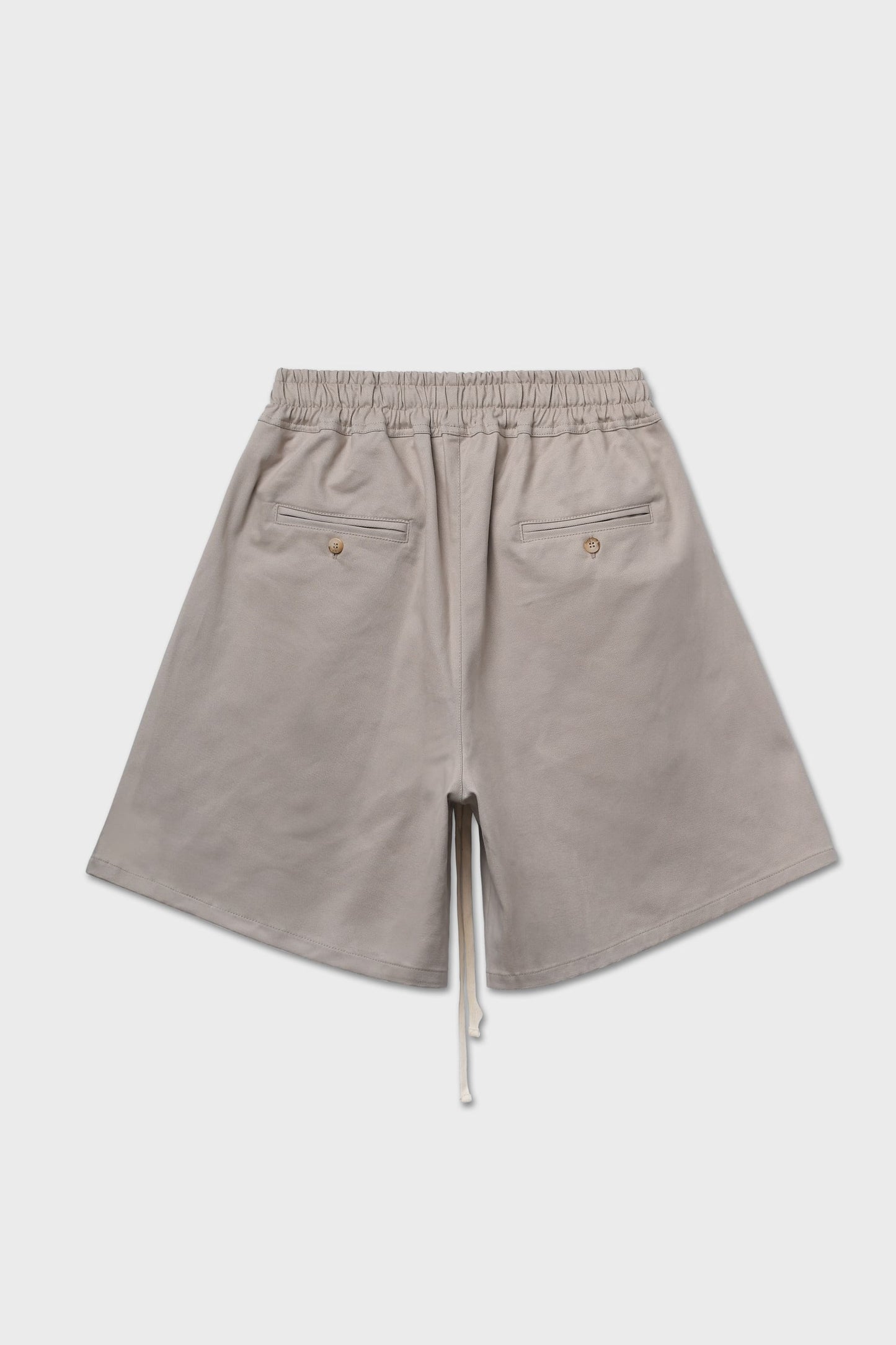 Bermuda in cotone grigio chiaro