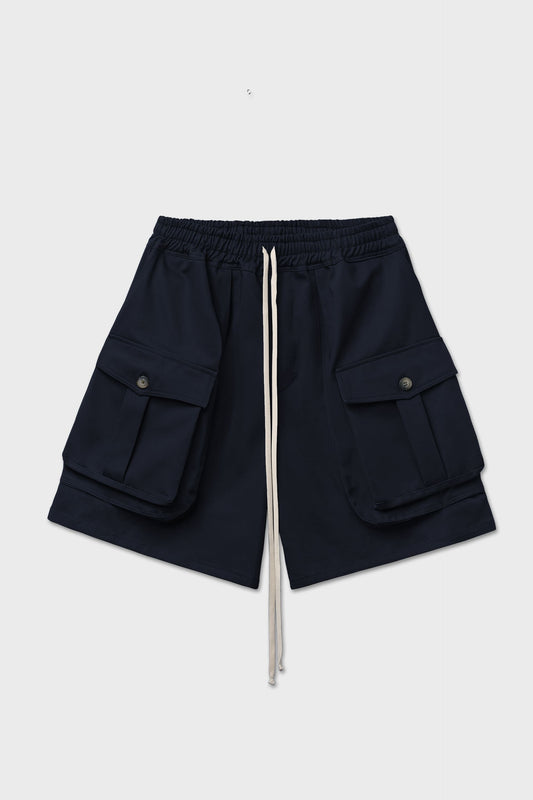 Bermuda con tascone blu