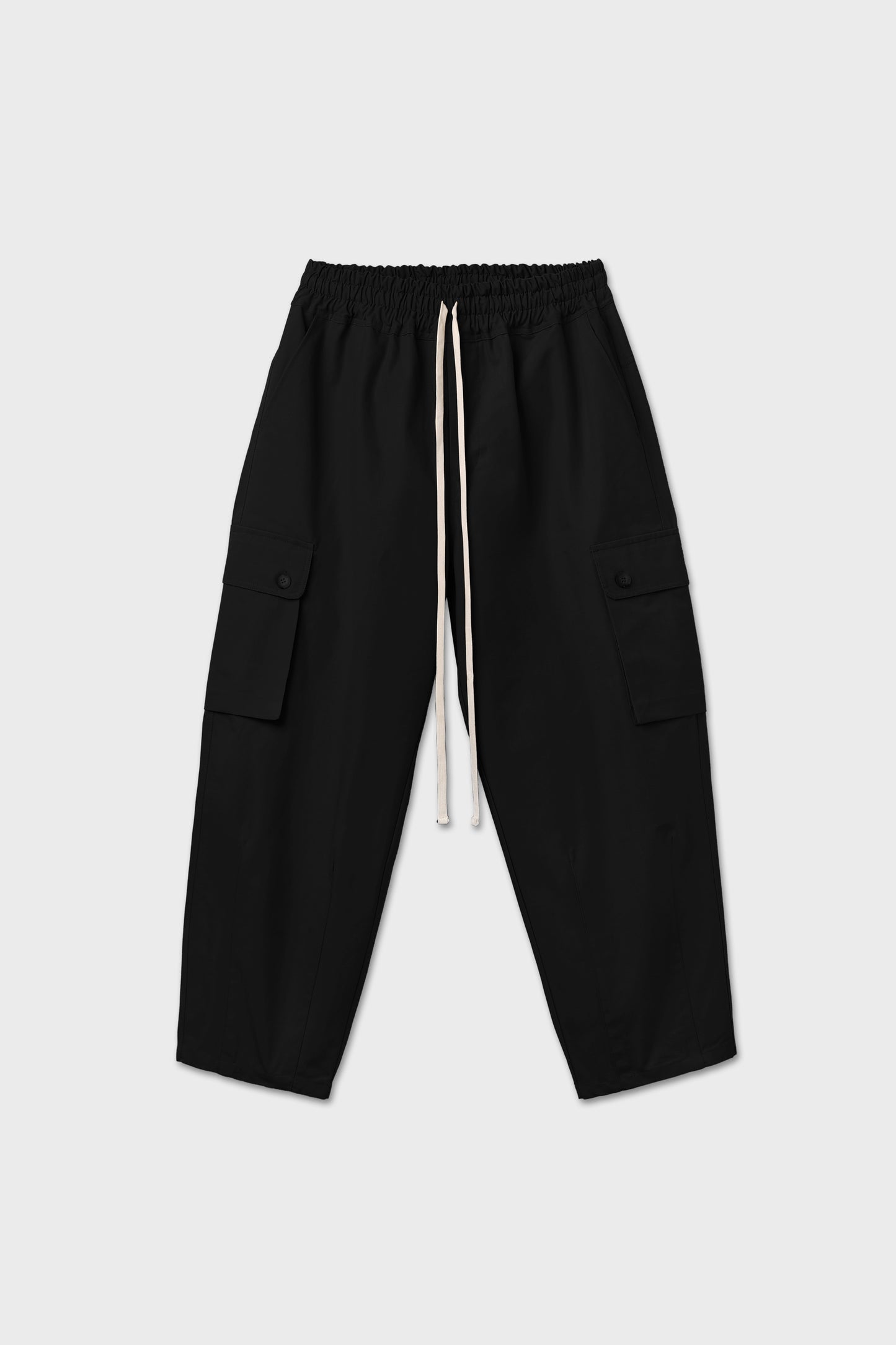 Pantalone cargo balloon ripstop nero