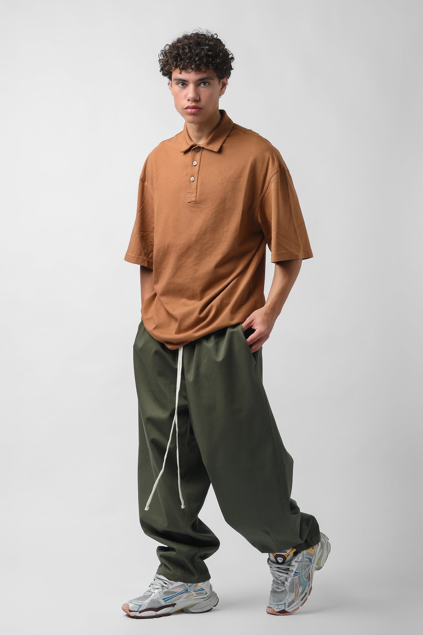 Pantalone balloon verde